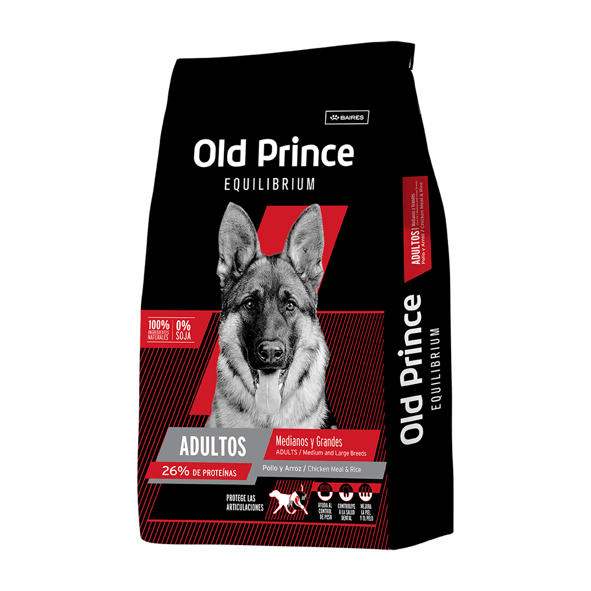 Old Prince Equilibrium Adultos, Medianos y Grandes 20 kg.