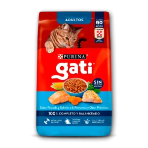 PURINA GATI SABOR PESCADO Y SALMÓN A LA PRIMAVERA 15 kg.