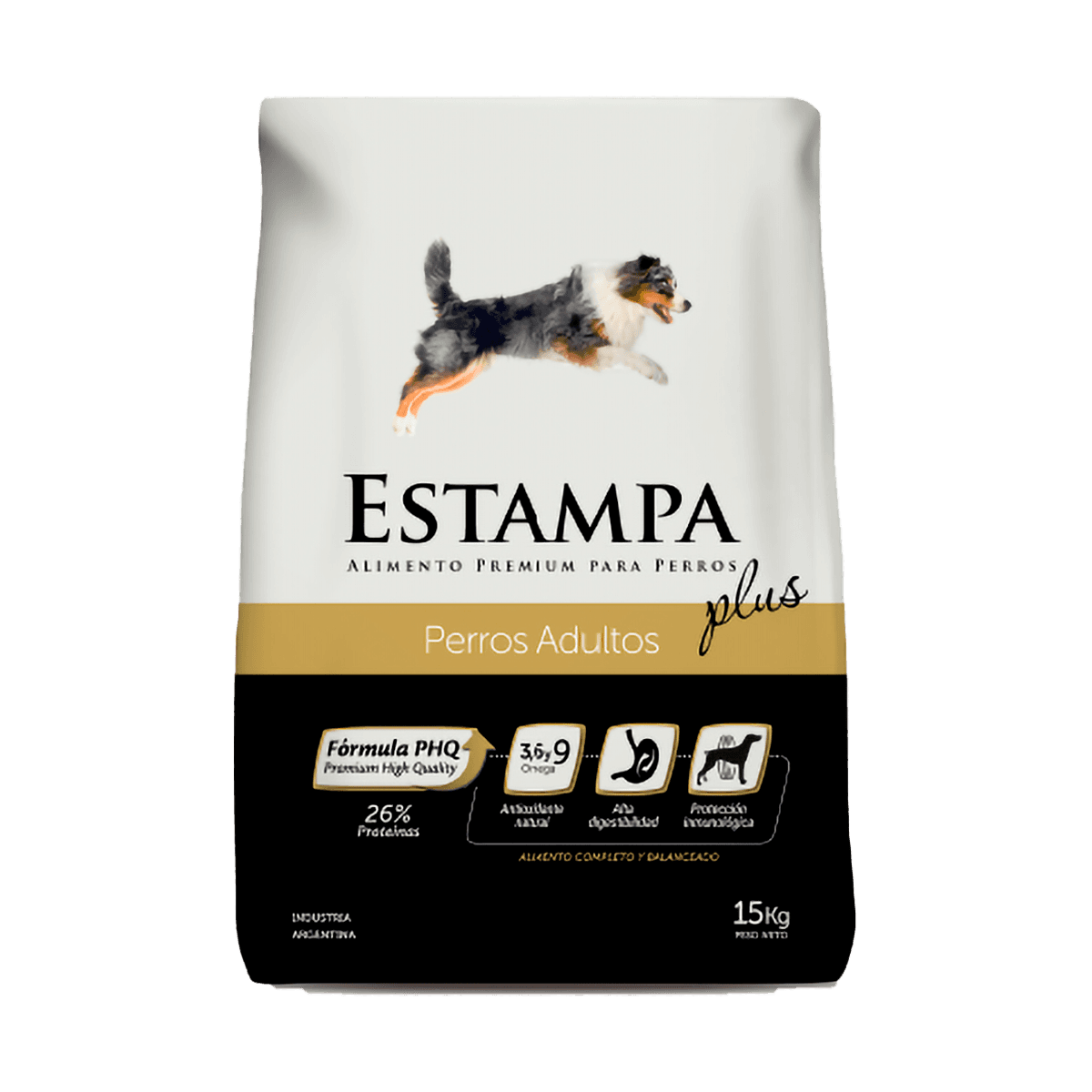 Estampa Plus Perros Adultos 20 kg.