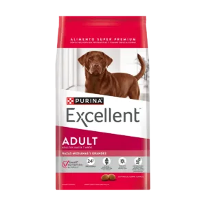 Excellent Perros Adulto Razas Medianas y Grandes 20kg.