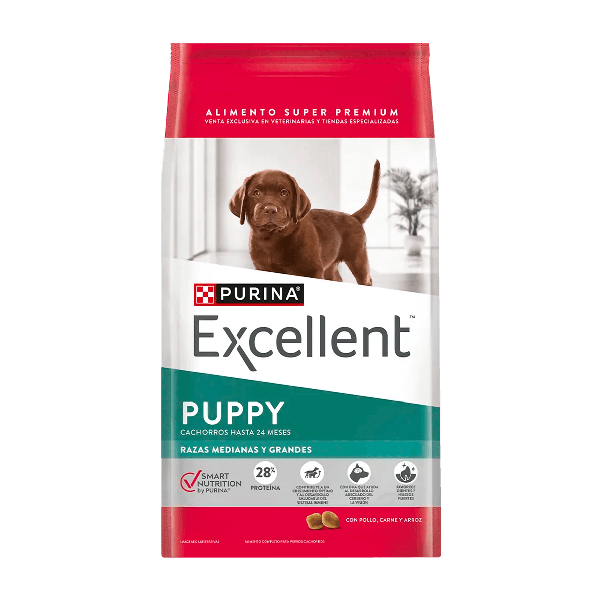 Excellent Cachorros hasta 24 meses Razas Medianas y Grandes 20kg.