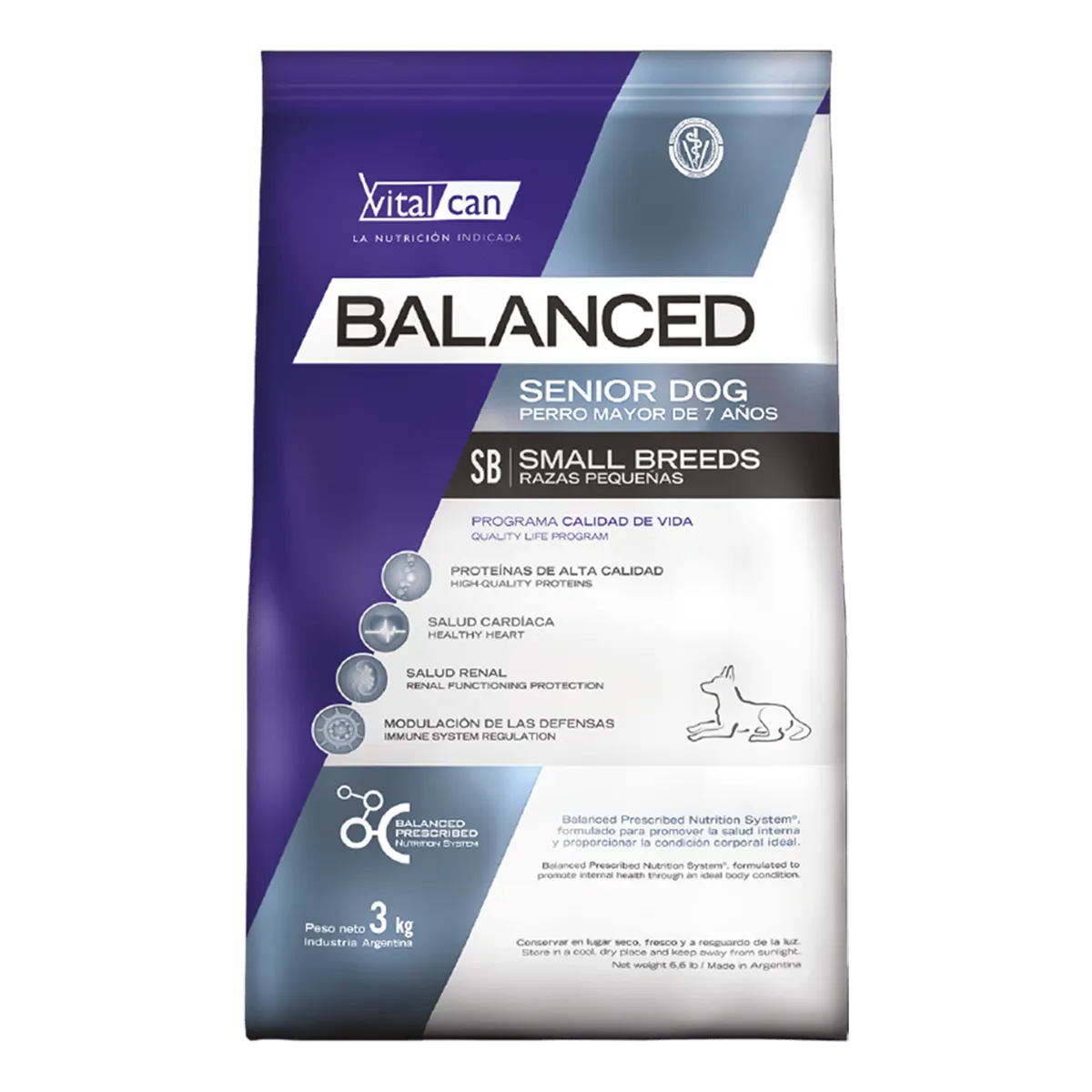 VITALCAN BALANCED PERRO SENIOR RAZA PEQUEÑA