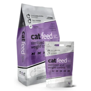 Catfeed sterilized and weight control