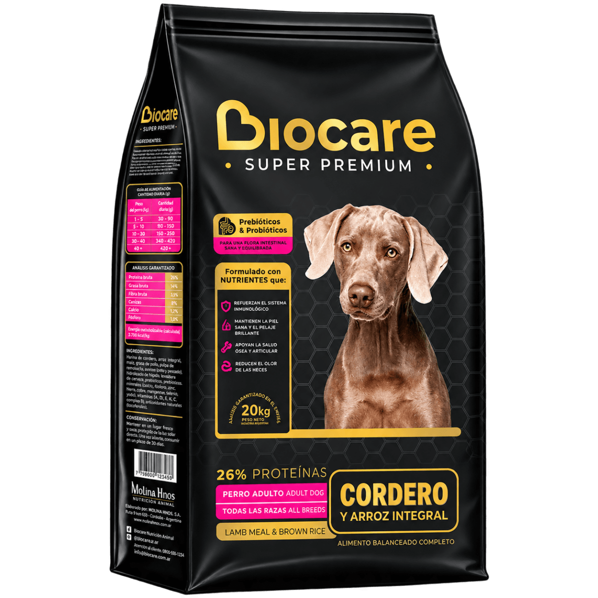 Biocare Cordero y Arroz Integral Biocare Cordero y Arroz Integral